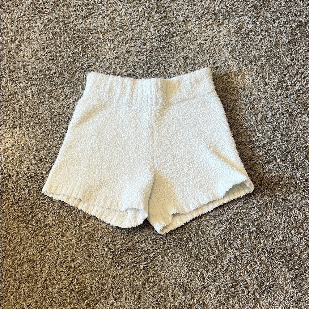 skims bone cozy knit shorts size S/M!